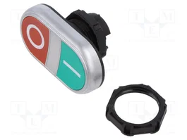LOVATO ELECTRIC Interruptor Doble Platinum Rojo/Verde 22mm