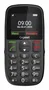 Gigaset GL395 - Teléfono móvil para personas mayores, Negro