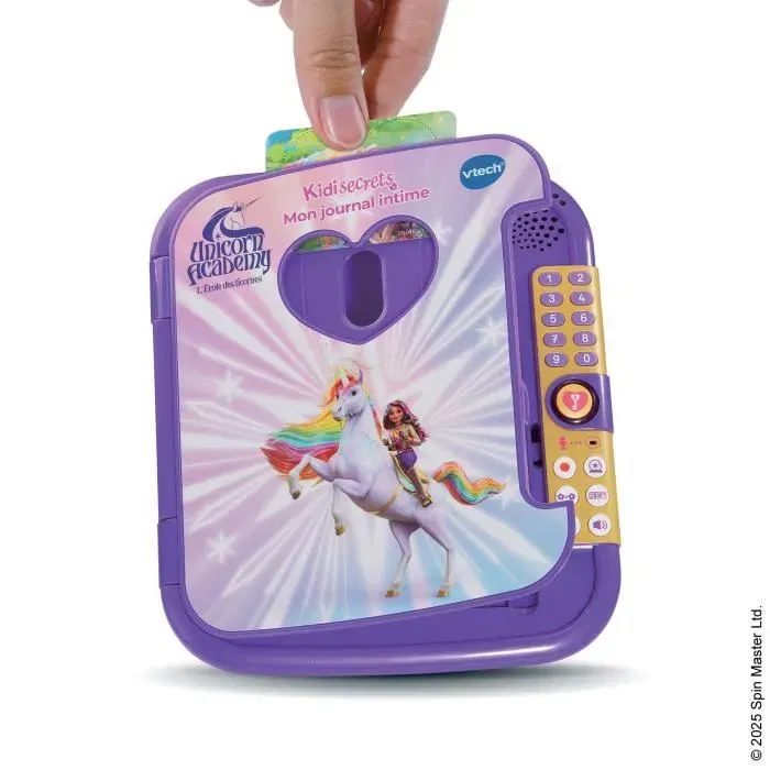 Vtech Kidisecrets Mi Diario Personal Escuela Unicornio Morado Idioma Francés VTE3417765857058