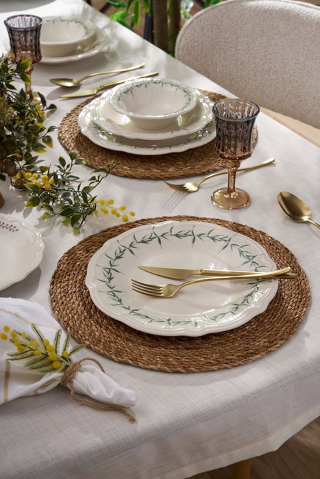Hermia Windsor Garden Juego de Cena de Porcelana 24 Piezas