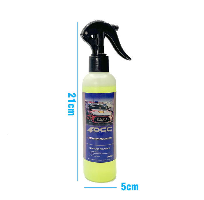 Occ Motorsport Limpiador Apc Multiusos 200 mL OCC47095 Coche Plástico Goma Motor
