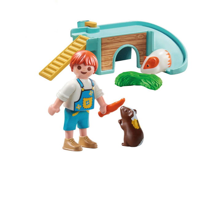 Playmobil Casa Para Cobayas 71746 | Parque Infantil Interior con Accesorios para Niños y Niñas +4 Años