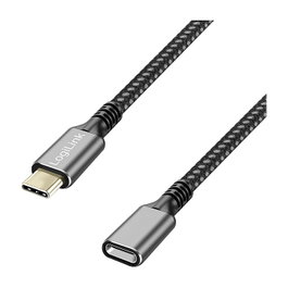 LogiLink Cable USB 3.2 Gen1 Type-C C/M a C/F, 5 Gbps, 100W, 2 m