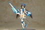 Frame Arms Girl Maqueta Plastic Model Kit Stylet Swimsuit Blue Impulse Color Ver. 16 cm