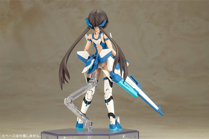 Frame Arms Girl Maqueta Plastic Model Kit Stylet Swimsuit Blue Impulse Color Ver. 16 cm