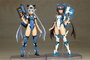 Frame Arms Girl Maqueta Plastic Model Kit Stylet Swimsuit Blue Impulse Color Ver. 16 cm