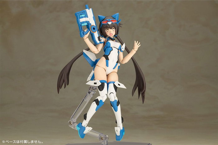 Frame Arms Girl Maqueta Plastic Model Kit Stylet Swimsuit Blue Impulse Color Ver. 16 cm