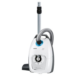 Siemens VSZ7442S Aspiradora cilíndrica 650W con Filtro Allergy Plus, color azul gris blanco