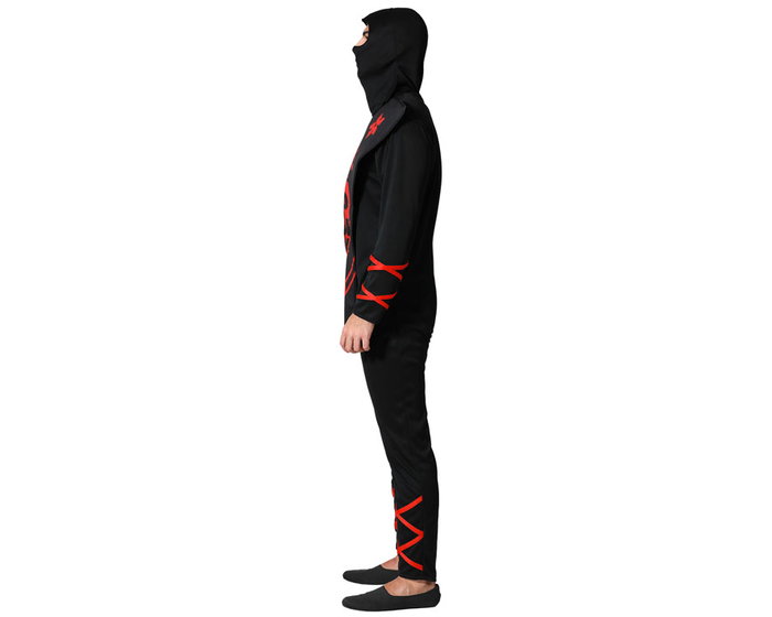 Disfraz Ninja Hombre Negro M-L