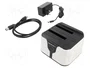 QOLTEC Estación de acoplamiento USB 3.0 para HDD/SSD SATA