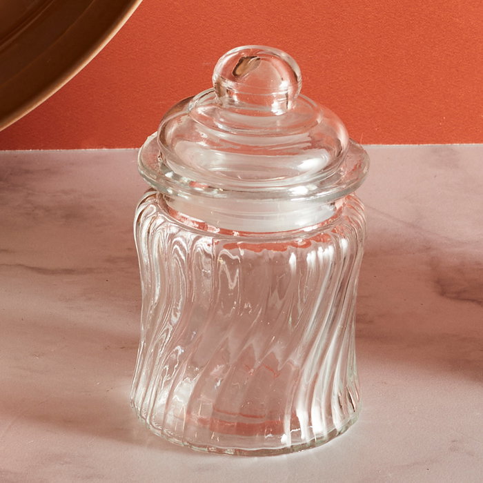 Home Deco Factory Bombonera de Vidrio para Decoración del Hogar - Diámetro 7,5 cm