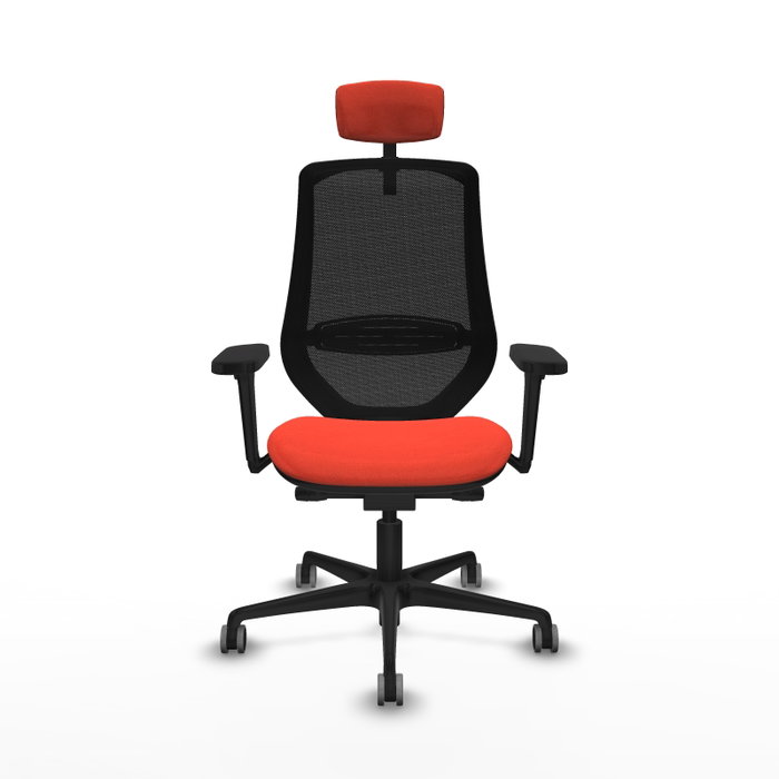 PIQUERAS Y CRESPO Silla de oficina Mardos Naranja oscuro y Negro PIQUERAS Y CRESPO Silla de oficina Mardos Naranja oscuro y Negro
