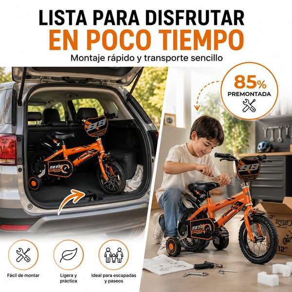Toimsa Bicicleta 12" Speed Racing