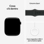 Apple Watch Series 11 GPS 46mm Negro Azabache Correa Deportiva Negra (S/M)