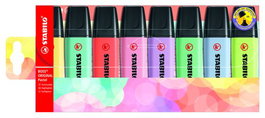 STABILO BOSS 70 Marcador Fluor Colores Pastel Blíster de 8 unidades