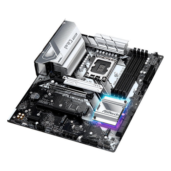ASRock Z790 PRO RS ATX - Placa base Intel LGA 1700 para Core i5/i7/i9 con DDR5 hasta 128 GB, Thunderbolt, 2.5G LAN, PCIe 5.0, WiFi no incluido