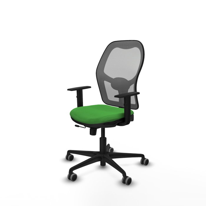 PIQUERAS Y CRESPO Silla de oficina Jorquera con mecanismo Sincro/Traslack Verde y Gris PIQUERAS Y CRESPO Silla de oficina Jorquera con mecanismo Sincro/Traslack Verde y Gris