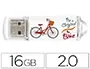 Techonetech BE BIKE Memoria USB Flash Drive 16 GB 2.0