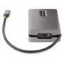 StarTech.com Adaptador Multipuertos USB-C DKT31CDHPD3 HDMI/DP 4K 60Hz, Hub USB 3.2, 100W PD, Gris