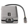 StarTech.com Adaptador Multipuertos USB-C DKT31CDHPD3 HDMI/DP 4K 60Hz, Hub USB 3.2, 100W PD, Gris