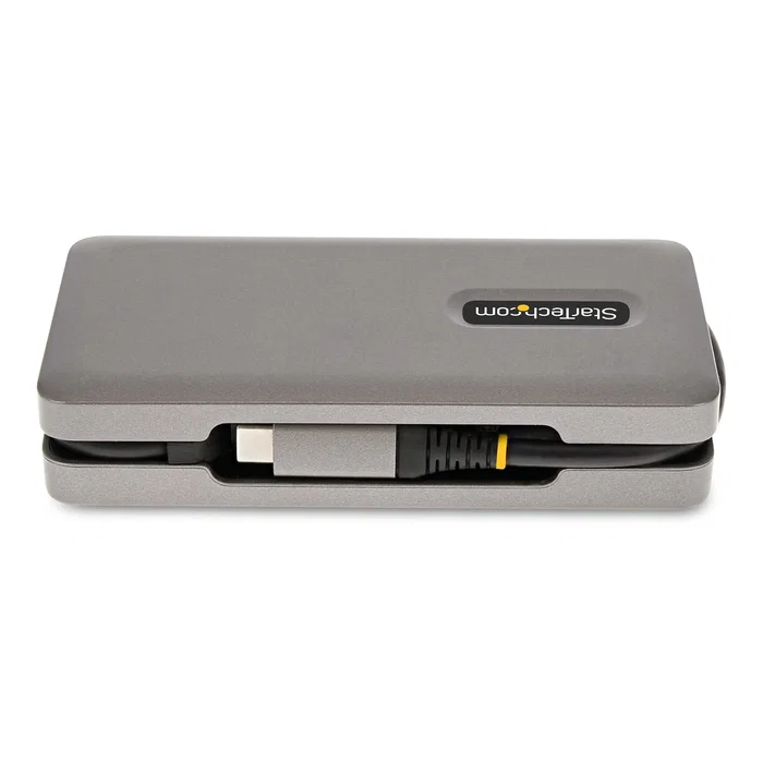 Startech.com DKT31CDHPD3 Base Docking Station USB-C a HDMI/DP 4K 60Hz con 100W PD, 3 Puertos USB 3.2 (10Gbps) y Ethernet Gigabit para Portátil - Gris