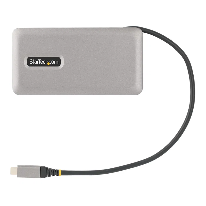 Startech.com DKT31CDHPD3 Base Docking Station USB-C a HDMI/DP 4K 60Hz con 100W PD, 3 Puertos USB 3.2 (10Gbps) y Ethernet Gigabit para Portátil - Gris