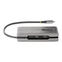 Startech.com DKT31CDHPD3 Base Docking Station USB-C a HDMI/DP 4K 60Hz con 100W PD, 3 Puertos USB 3.2 (10Gbps) y Ethernet Gigabit para Portátil - Gris