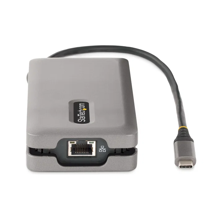 Startech.com DKT31CDHPD3 Base Docking Station USB-C a HDMI/DP 4K 60Hz con 100W PD, 3 Puertos USB 3.2 (10Gbps) y Ethernet Gigabit para Portátil - Gris