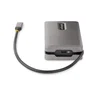 Startech.com DKT31CDHPD3 Base Docking Station USB-C a HDMI/DP 4K 60Hz con 100W PD, 3 Puertos USB 3.2 (10Gbps) y Ethernet Gigabit para Portátil - Gris