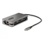 Startech.com DKT31CDHPD3 Base Docking Station USB-C a HDMI/DP 4K 60Hz con 100W PD, 3 Puertos USB 3.2 (10Gbps) y Ethernet Gigabit para Portátil - Gris
