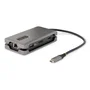 StarTech.com Adaptador Multipuertos USB-C DKT31CDHPD3 HDMI/DP 4K 60Hz, Hub USB 3.2, 100W PD, Gris