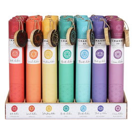 DKD Home Decor Set de 30 Varillas de Incienso Chakras 7
