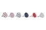 DKD Home Decor Pomo Gres Metal Multicolor 6 x 4 x 4 cm (24 Unidades)