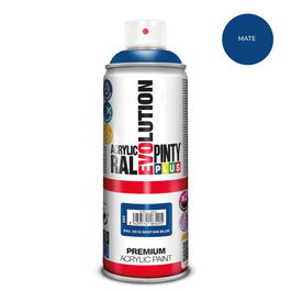 Pinty Plus Pintura Acrílica en Spray Evolution 520 cc Ral 5010 Mate Azul Gentiana 300g