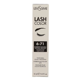 Levissime Tinte Profesional para Pestañas y Cejas Lash Color 6-71 Marrón Natural - 15ml