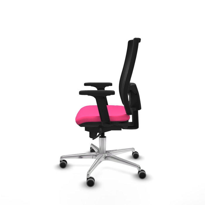 PIQUERAS Y CRESPO Silla de oficina Horna Rosa y Negro con mecanismo Sincro PIQUERAS Y CRESPO Silla de oficina Horna Rosa y Negro con mecanismo Sincro