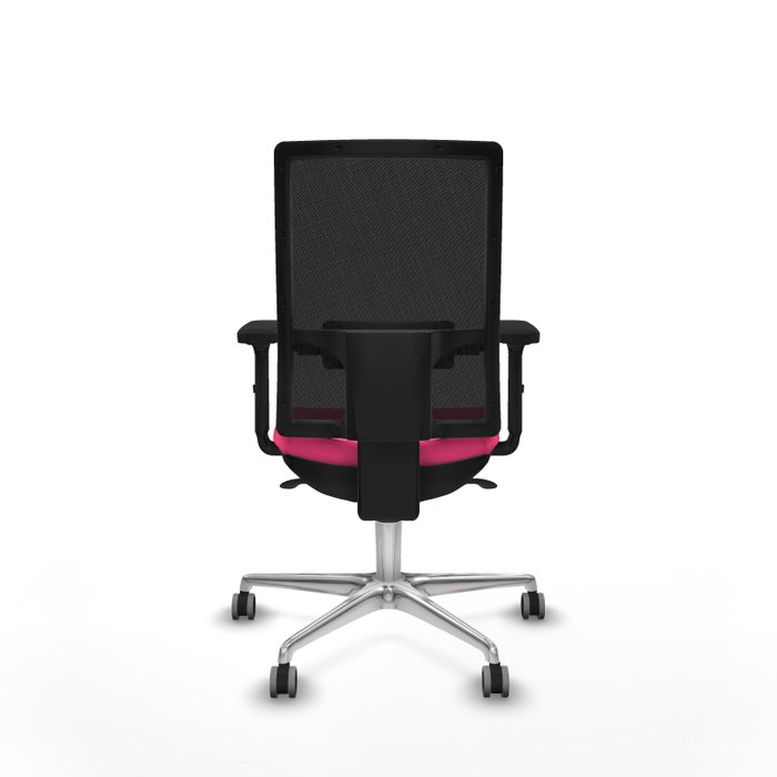 PIQUERAS Y CRESPO Silla de oficina Horna Rosa y Negro con mecanismo Sincro PIQUERAS Y CRESPO Silla de oficina Horna Rosa y Negro con mecanismo Sincro