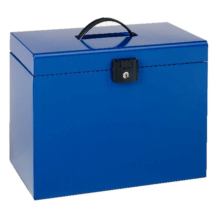 Esselte Maletín Home-box con cinco carpetas colgantes DIN A4, Azul Esselte Maletín Home-box con cinco carpetas colgantes DIN A4, Azul