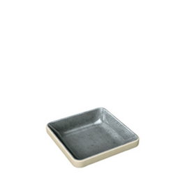 Playground Bol Cuadrado Nara Gris 9x9 cm - Gres (Set de 6)