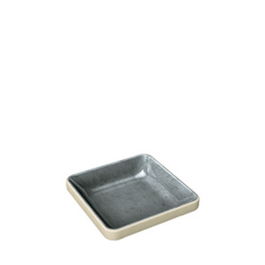 PLAYGROUND NARA GRIS Bol Cuadrado para Vajilla, 9x9 cm, Colección Nara Gris, Cuenca o Ensaladera, Material Terroso (Set de 6)