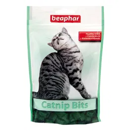 Beaphar Bocaditos Hierba Gato con Catnip Bits, para Digestión y Aliento, 150 gr