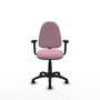 PIQUERAS Y CRESPO Silla de oficina Aýna Rosa con Brazos 2D
