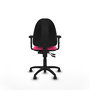 PIQUERAS Y CRESPO Silla de oficina Aýna Rosa con Brazos 2D