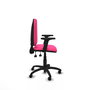PIQUERAS Y CRESPO Silla de oficina Aýna Rosa con Brazos 2D