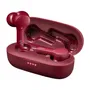 JVC HA-A8T Auriculares Bluetooth True Wireless Rojos con Estuche de Carga, 15h Autonomía Total, Micrófono y Resistencia IPX4