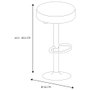 Home Deco Factory Taburete de Bar Regulable Mumford