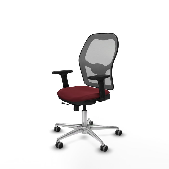 PIQUERAS Y CRESPO Silla de oficina Jorquera Granate y Gris