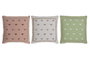 DKD Home Decor Cojín de Poliéster con Diseño de Abejas y Acabado Bordado, Surtido de 3 Unidades