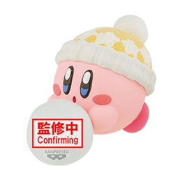 Banpresto Figura Kirby Fluffy Puffy Mineplay in the Snow Ver.A - Figura de Colección Afelpada de 7 cm