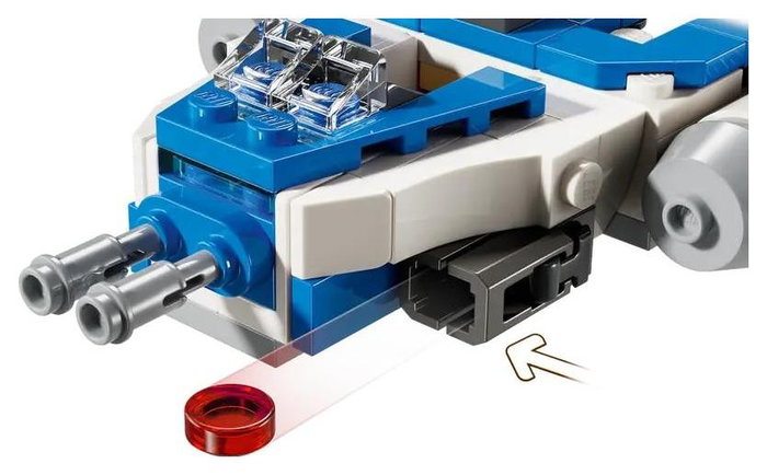 LEGO Star Wars Microfighter Ala-Y del Capitán Rex 75391